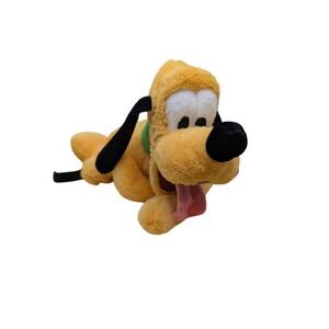 Disney Parks Pluto Plush Stuffed Animal Dog Disneyland Walt Disney World 8 Inch